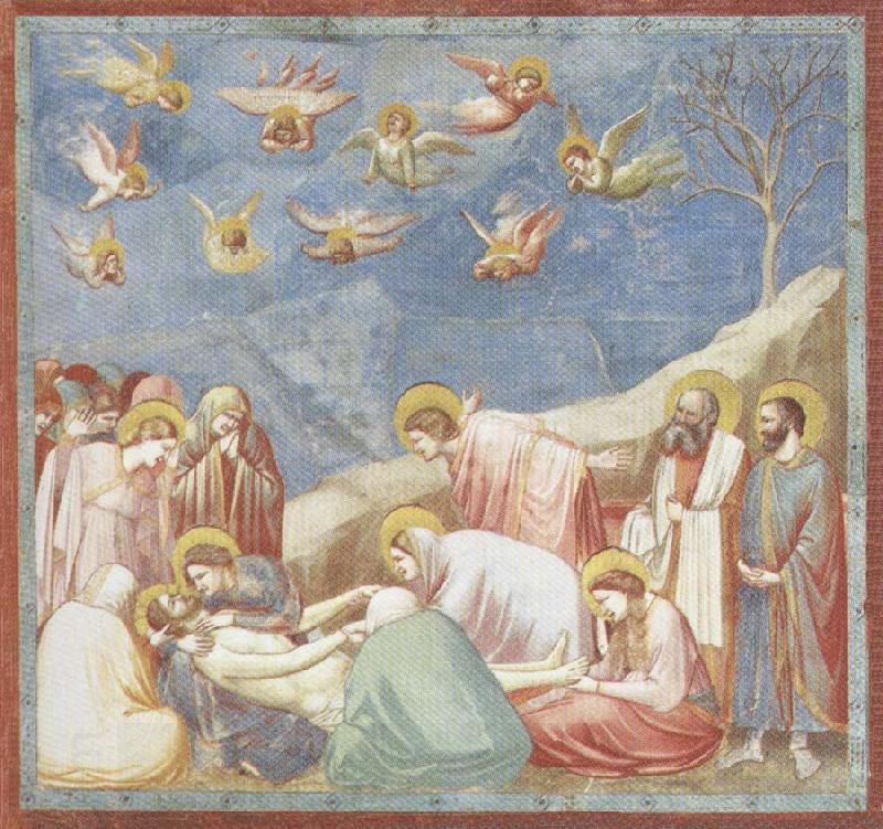 GIOTTO di Bondone Lamentation over the Dead Christ China oil painting art